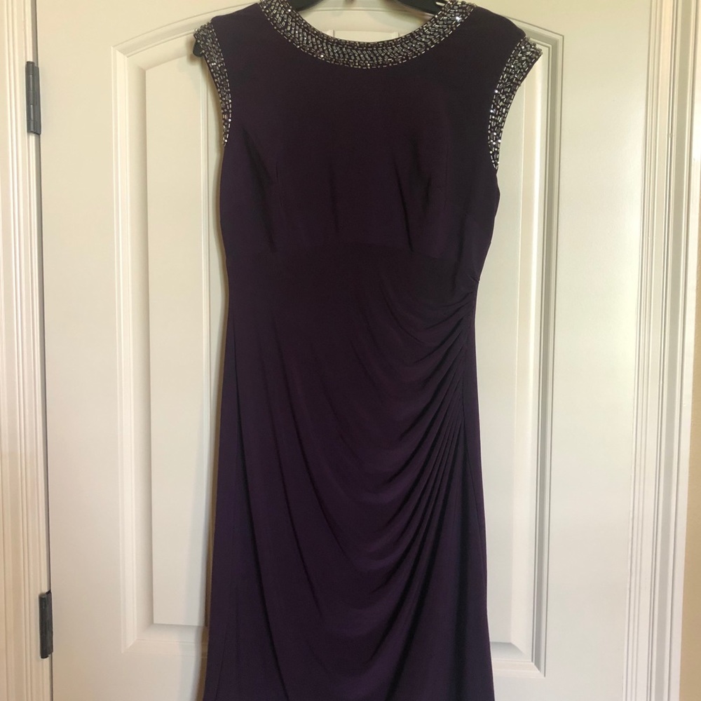 Vince Camuto dress, plum color, size 8